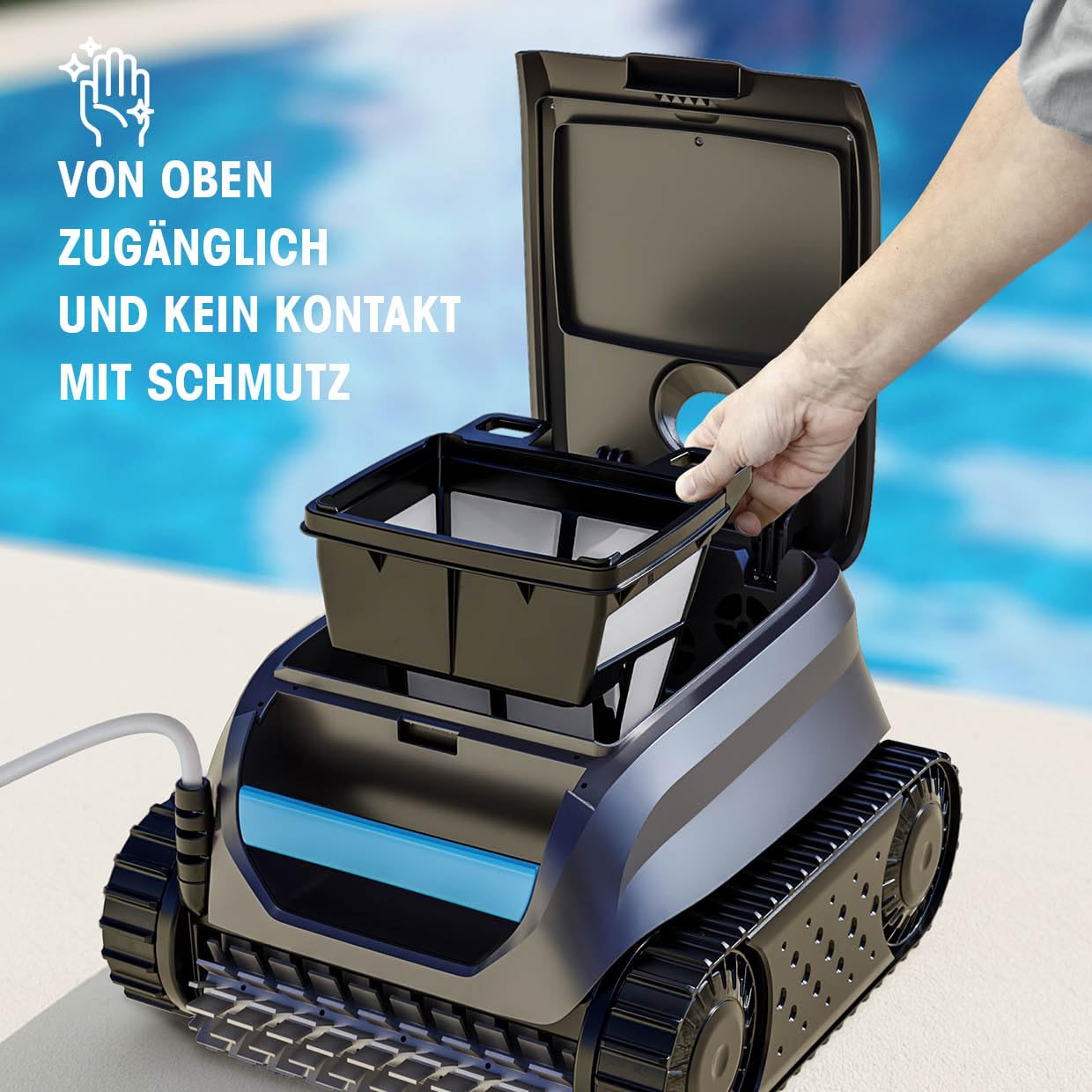 Zodiac Poolroboter Sweepy SWY 3500 – Bild 4